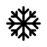 Schneeflocke-Symbol-Vektor-Illustration-Design vektor