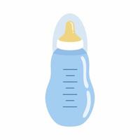 Babyflasche für Milch oder Formel. Vektor-Illustration im Cartoon-Stil. vektor