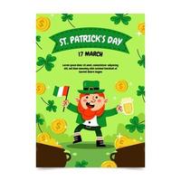 st. Patrick's Day Poster vektor