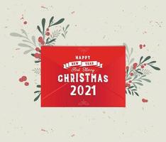 god jul vektor text kalligrafiska bokstäver design kortmall. kreativt typografikort för god jul till e-post, e-post, sociala medier, chatt eller bara till din inre kretsfamilj.