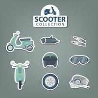 Roller Transport Icons Set. Satz von Vektor modern. Vektor-Illustration