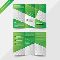 Corporate Business Trifold Broschüre Designvorlage modernes und kreatives Thema vektor