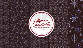 merry christmas gratulationskort mönster med trädgrenar julgran. jul bakgrund vektor illustration