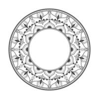 Kreis-Mandala-Design vektor