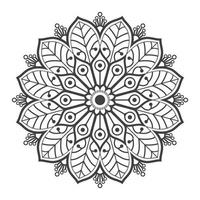 löv mandala design vektor