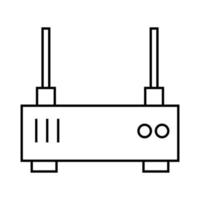 router på en vit bakgrund vektor