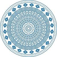 tribal mandala, abstrakt cirkulär polynesisk mandala, polynesisk hawaiisk tatuering stil vektor ornament design