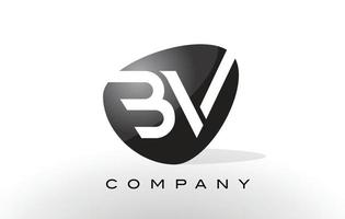 bv-Logo. Brief-Design-Vektor. vektor