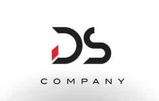 ds-Logo. Brief-Design-Vektor. vektor