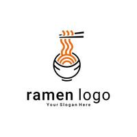 Logo Ramen Resto vektor