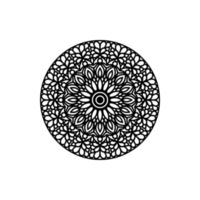 tolle traditionelle Mandala dekorative geometrische Kurve vektor
