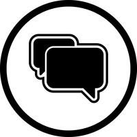 chat icon design vektor