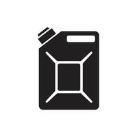 jerrycan ikon mall svart färg redigerbar. jerrycan ikon symbol platt vektorillustration för grafik och webbdesign. vektor