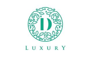 d brief logo luxus.beauty kosmetik logo vektor