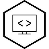 Codeoptimierung Icon Design vektor