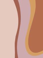 stylische Vorlagen mit organischen abstrakten Formen und Linien in Nude-Farben. Pastellhintergrund im minimalistischen Stil. zeitgenössische Vektorillustration. neutraler Hintergrund im minimalistischen Stil