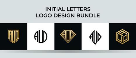 Anfangsbuchstaben aud Logo Designs Bundle vektor