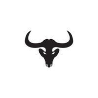 bull horn logotyp och symbol mall ikoner app vektor