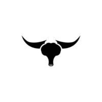 Bull Horn Logo und Symbol Vorlage Symbole App vektor