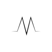 heartbeat puls ikon vektor illustration logotyp mall