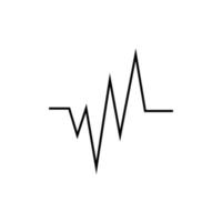 Heartbeat Puls Symbol Vektor Illustration Logo Vorlage