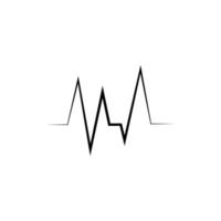 Heartbeat Puls Symbol Vektor Illustration Logo Vorlage