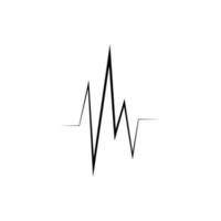 Heartbeat Puls Symbol Vektor Illustration Logo Vorlage