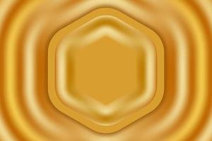 Stoff goldener Hintergrund mit Kreisen vektor