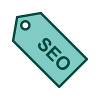 seo tag icon design vektor