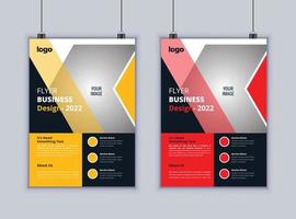 kreatives Business-Flyer-Design. modernes Layout-Design. Vektor-Design-Vorlage. 2-seitiges Flyerdesign vektor