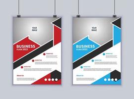 kreatives Business-Flyer-Design. modernes Layout-Design. Vektor-Design-Vorlage. 2-seitiges Flyerdesign vektor