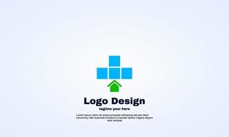 illustratör medicinsk hus logotyp design vektorelement vektor