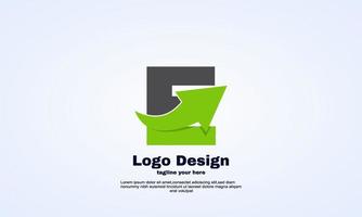 vektor idé bokstaven e pil logotyp formgivningsmall