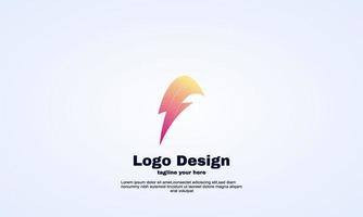 Vektor Idee Flash Logo Vorlage Material Design Illustrator