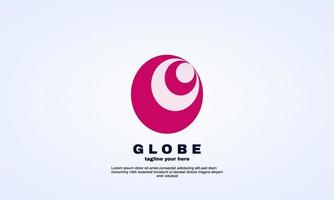 Vektorgrafik pro Globus sichere Logo-Design-Vorlage vektor