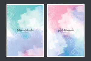 abstrakter Spritzer Aquarell Druck vektor