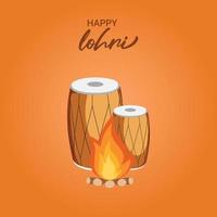 illustration vektor glad lohri