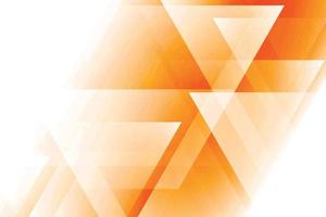 abstrakter orange-weißer Farbhintergrund mit geometrischer Form. Vektor-Illustration. vektor
