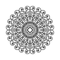 handgezeichnetes Mandala. Dekoration in ethnisch orientalischem Gekritzelornament vektor