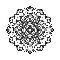 handgezeichnetes Mandala. Dekoration in ethnisch orientalischem Gekritzelornament vektor