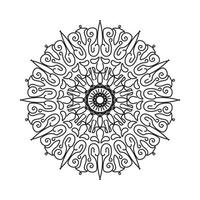 handgezeichnetes Mandala. Dekoration in ethnisch orientalischem Gekritzelornament vektor