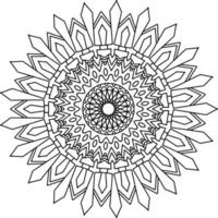 Mandala Art Design, Mehndi, Tattoo, Royal Vintage, Hochzeitsdesign vektor