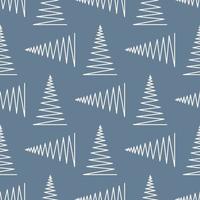 seamless mönster med geometriska julgranar. vintersemester, god jul och gott nytt år abstrakt texturerad bakgrundsdesign. modern elegant tapet. vektor illustration.