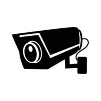 CCTV-Überwachungskamera isoliert auf weißem Hintergrund vektor