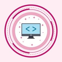 Codeoptimierung Icon Design vektor