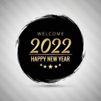 schöner kreativer hintergrund der neujahrsfeiertagskarte 2022 vektor