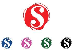 s-Brief-Logo und Symbol-Design-Vorlage vektor