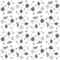 monokrom terrazzo kakel seamless mönster. vektor illustration av abstrakta geometriska former fria från
