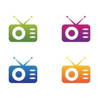 Radio-Logo-Icon-Set vektor