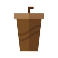 kaffe drink platt illustration vektor